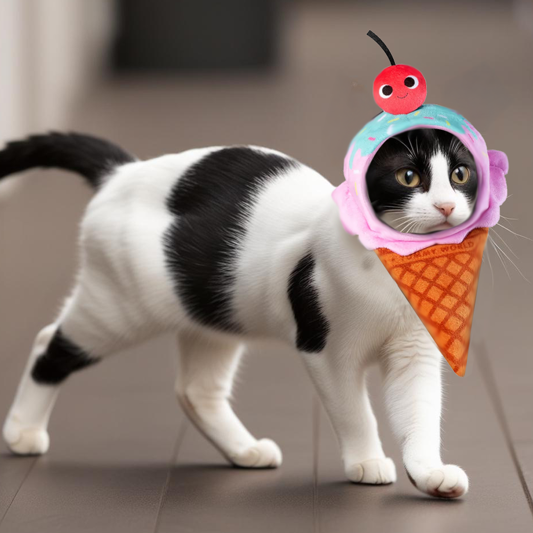 Fun Ice Cream Cat Costume